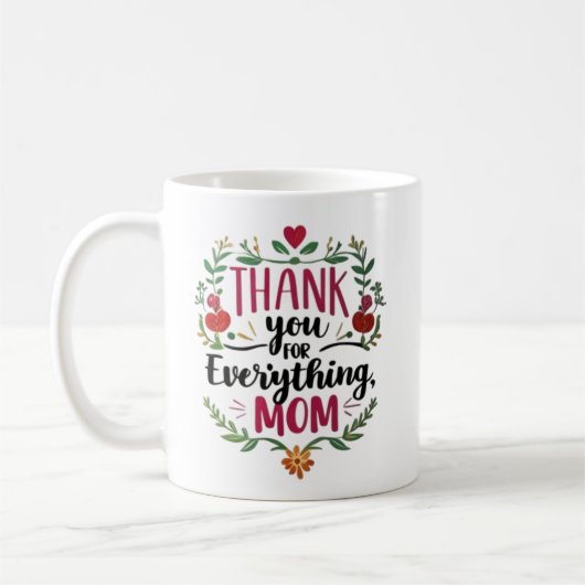 Mug Merci Maman (Gauche)