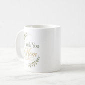 Mug Merci Maman Anniversaire Botanique (Devant gauche)