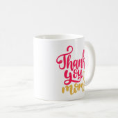 Mug Merci maman avec coeur (Devant droit)