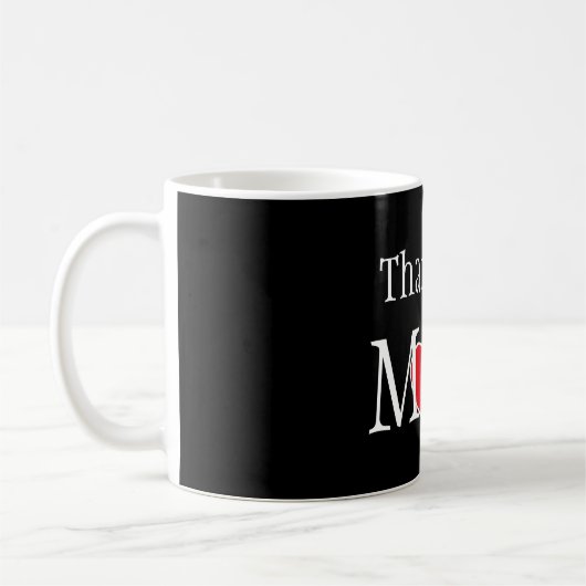 Mug Merci Maman Customisée (Gauche)