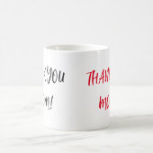 Mug Merci maman typographie (Centre)