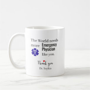 Mug Merci Médecin d'Urgence Nom Personnalisé