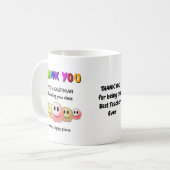 Mug MERCI meilleur enseignant jamais (Devant gauche)