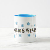 Mug Merci Merci Penguin Winter Snowflake Snow (Centre)