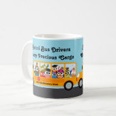 Mug Merci mignon d'appréciation de chauffeur d'autobus (Devant gauche)