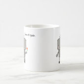 Mug Merci mignon Domo Arigato de sourire de fleur de (Centre)