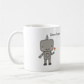 Mug Merci mignon Domo Arigato de sourire de fleur de (Gauche)