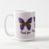 Mug Merci Nanny Appréciation Bright Butterfly (Gauche)