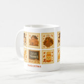 Mug Merci Nurse Collage | Automne (Devant gauche)