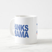 Mug Merci Obama (Devant gauche)