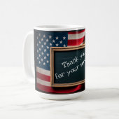 Mug Merci oui pour votre service ! (Devant gauche)