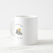 Mug Merci Papa | Marcher à mes côtés Chaussures à l'aq (Devant gauche)