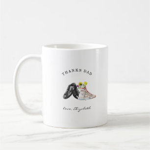 Mug Merci Papa   Marcher à mes côtés Chaussures aquare