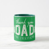 Mug Merci papa pour tout (Centre)