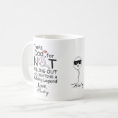 Mug Merci personnalisé pour la création d'une légende (Devant gauche)