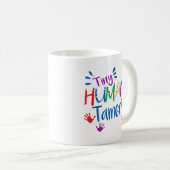 Mug Merci plus docile humain minuscule de personnel de (Devant droit)