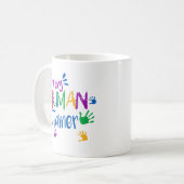 Mug Merci plus docile humain minuscule de personnel de (Devant gauche)