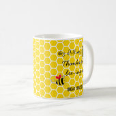 Mug Merci pour Bee-ing un grand professeur abeilles ja (Devant droit)