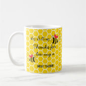 Mug Merci pour Bee-ing un grand professeur abeilles ja (Gauche)