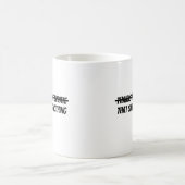 Mug Merci pour la mise à jour (Centre)