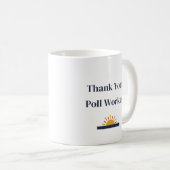 Mug Merci pour l'agent électoral (Devant droit)
