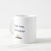 Mug Merci pour l'agent électoral (Devant gauche)