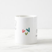 Mug Merci pour m'aider à développer des fleurs Enseign (Centre)