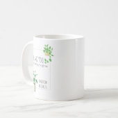 Mug Merci pour m'aider à grandir Maison Plantes enseig (Devant gauche)