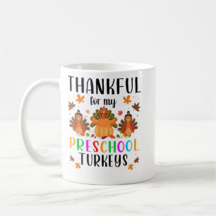 Mug Merci Pour Mes Dindons D'Écolo Mignonne Thanksgivi
