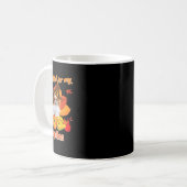 Mug Merci pour mon chien Papillon Thanksgiving Je suis (Devant gauche)