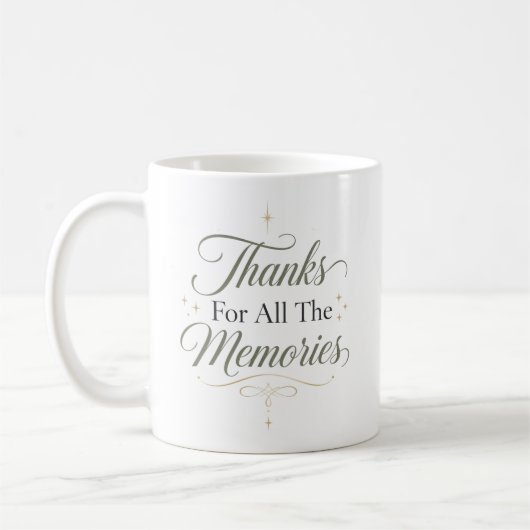 Mug Merci pour tous les souvenirs (Gauche)