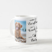 Mug Merci Pour Tout Custom Pet Perdre Dog Memorial (Devant gauche)