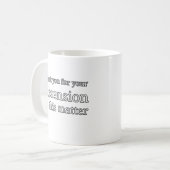 Mug Merci pour votre dissension (Devant gauche)
