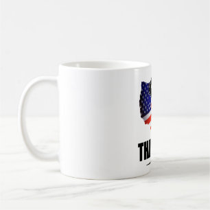 Mug Merci pour votre drapeau Service American