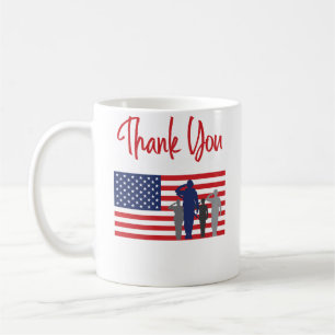 Mug Merci pour votre vétéran patriote de service