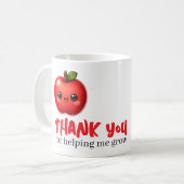 Mug Merci Professeur De M'avoir Aidé À Grandir (Devant gauche)