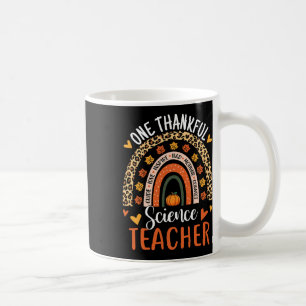 Mug Merci professeur de sciences Thanksgiving Rainbow 