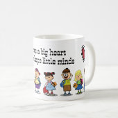 Mug Merci, professeur. Enfants de l'école et Citer des (Devant droit)