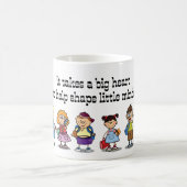 Mug Merci, professeur. Enfants de l'école et Citer des (Centre)