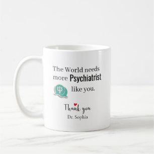 Mug Merci Psychiatre Nom Personnalisé