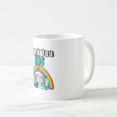 Mug Merci Rainbow NHS Workers Design (Devant droit)