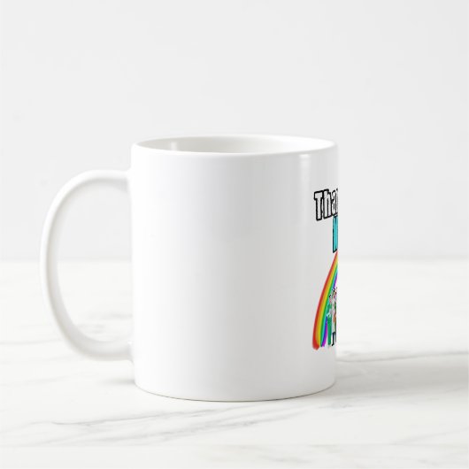 Mug Merci Rainbow NHS Workers Design (Gauche)