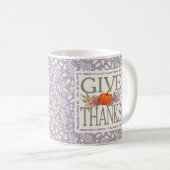 Mug Merci. | Récolte d'automne (Devant droit)