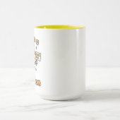 Mug Merci un Skele-ton | Drôle Skeleton Halloween (Centre)