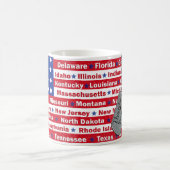 Mug Merci vétéran au drapeau (Centre)