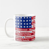 Mug Merci vétéran au drapeau (Gauche)
