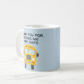 Mug Mercis de chauffeur d'autobus scolaire de (Devant gauche)