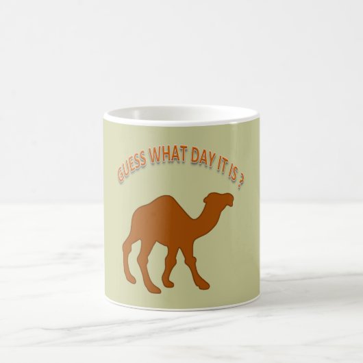 Mug Mercredi c'est milieu de semaine - Devinez quel jo (Centre)