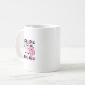 Mug Mercredi, Nous Portons Un Joli Fantôme Rose Hallow (Devant gauche)