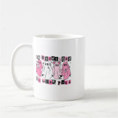 Mug Mercredi, Nous Portons Un Joli Fantôme Rose Hallow (Gauche)
